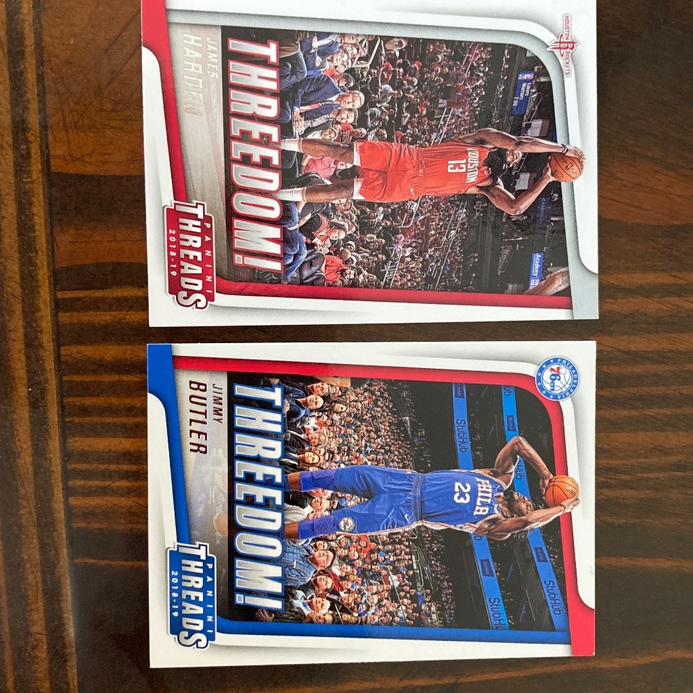 2 Threedom! Cards: Jimmy Butler & James Harden